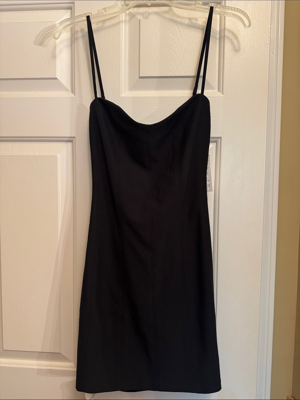 Abercrombie & Fitch Black Slip Dress with Spaghetti Straps